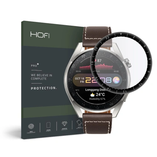 Kup Hybriertes Glas Hofi Hybrid Glass Huawei Watch 3 Pro 48mm Schwarz - HOFI122BLK - {ean13} - Sklep Home Screen