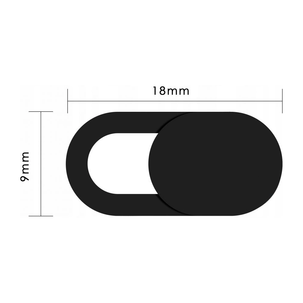 Przesłona kamery Hofi Slim Pro+ Webcam Cover Black