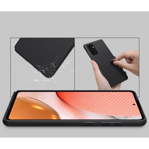 Kup Case Nillkin Frosted Shield Samsung Galaxy A72 Schwarz - NLK005BLK - {ean13} - Sklep Home Screen