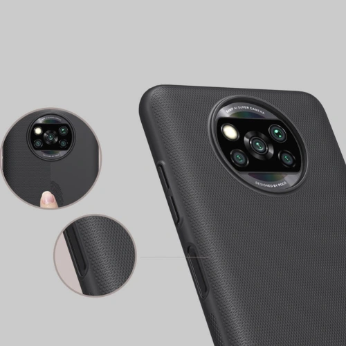Kup Etui Nillkin Frosted Shield POCO X3 Pro/X3 NFC Black - NLK007BLK - {ean13} - Sklep Home Screen