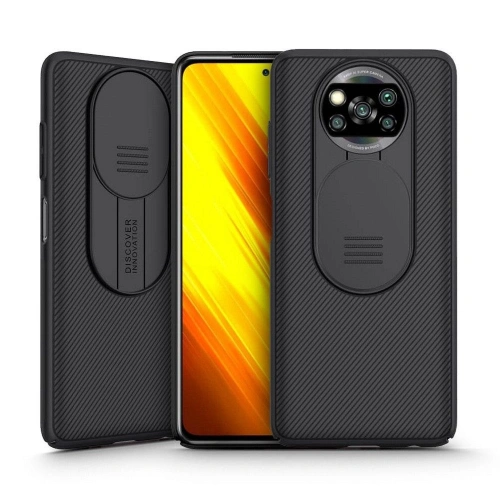 Kup Etui Nillkin CamShield POCO X3 Pro/X3 NFC Fekete - NLK008BLK - {ean13} - Sklep Home Screen