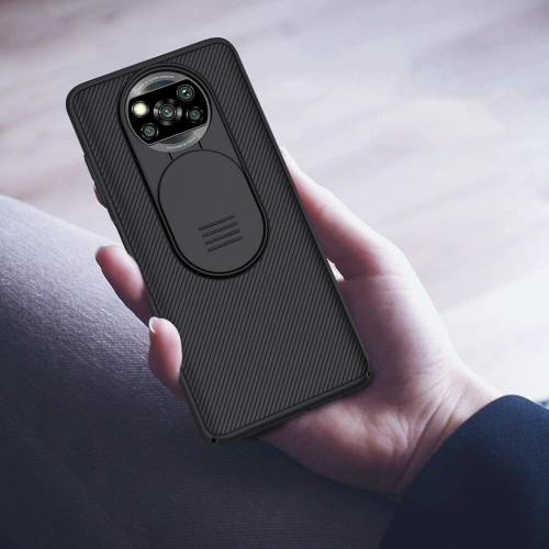 Kup Etui Nillkin CamShield POCO X3 Pro/X3 NFC Black - NLK008BLK - {ean13} - Sklep Home Screen