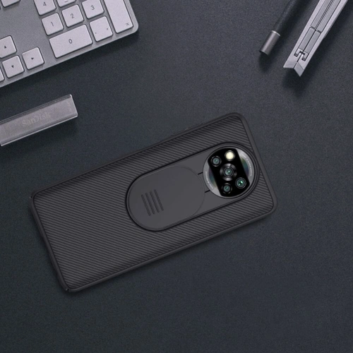 Kup Etui Nillkin CamShield POCO X3 Pro/X3 NFC Black - NLK008BLK - {ean13} - Sklep Home Screen