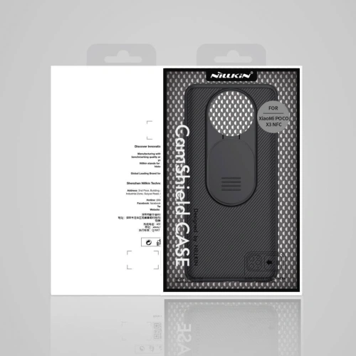 Kup Etui Nillkin CamShield POCO X3 Pro/X3 NFC Black - NLK008BLK - {ean13} - Sklep Home Screen