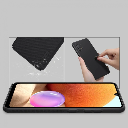 Kup Case Nillkin Frosted Shield Samsung Galaxy A32 LTE Schwarz - NLK010BLK - {ean13} - Sklep Home Screen