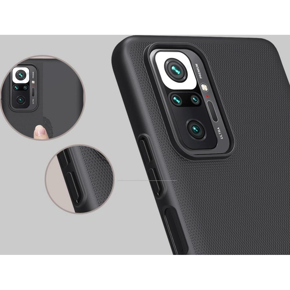Etui Nillkin Frosted Shield Redmi Note 10 Pro Black