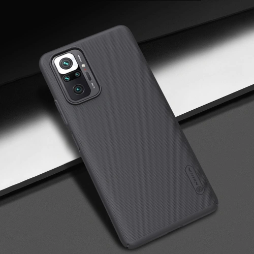 Kup Case Nillkin Frosted Shield Redmi Note 10 Pro Schwarz - NLK011BLK - {ean13} - Sklep Home Screen