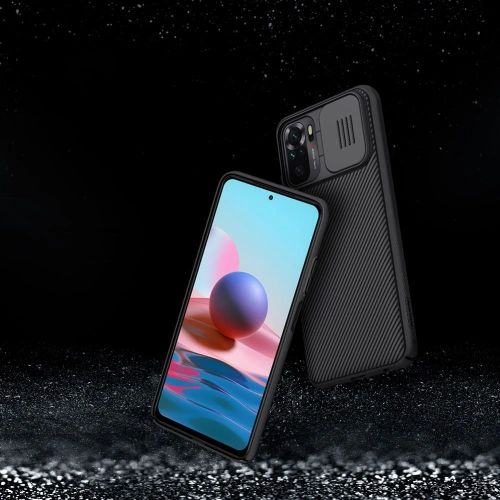 Kup Etui Nillkin CamShield Redmi Note 10/10s Fekete - NLK012BLK - {ean13} - Sklep Home Screen