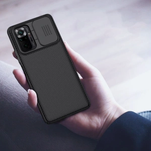 Kup Etui Nillkin CamShield Redmi Note 10 Pro Fekete - NLK013BLK - {ean13} - Sklep Home Screen