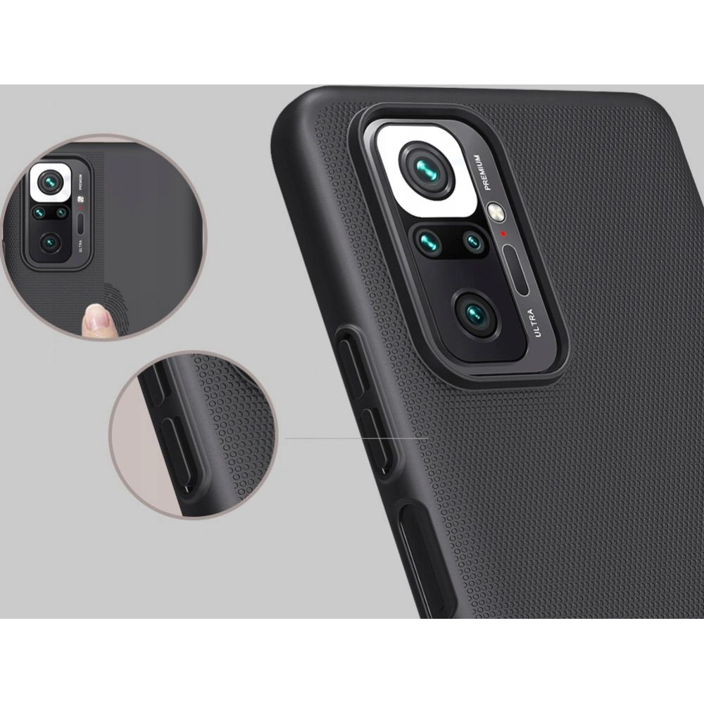 Etui Nillkin Frosted Shield Redmi Note 10/10s Black