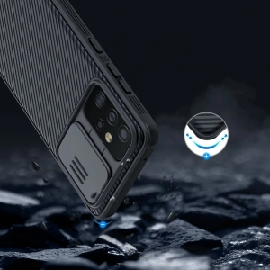 Kup Etui Nillkin CamShield Pro Samsung Galaxy A52/A52s Černé - NLK015BLK - {ean13} - Sklep Home Screen