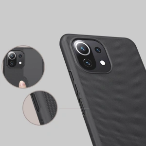 Kup Case Nillkin Frosted Shield Xiaomi Mi 11 Lite/NE/5G Schwarz - NLK019BLK - {ean13} - Sklep Home Screen