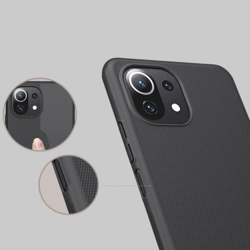 Kup Etui Nillkin Frosted Shield Xiaomi Mi 11 Lite/NE/5G Black - NLK019BLK - {ean13} - Sklep Home Screen