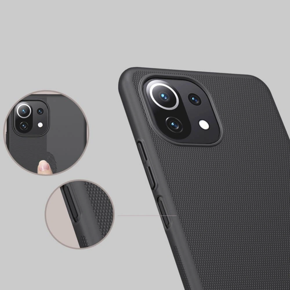 Etui Nillkin Frosted Shield Xiaomi Mi 11 Lite/NE/5G Black