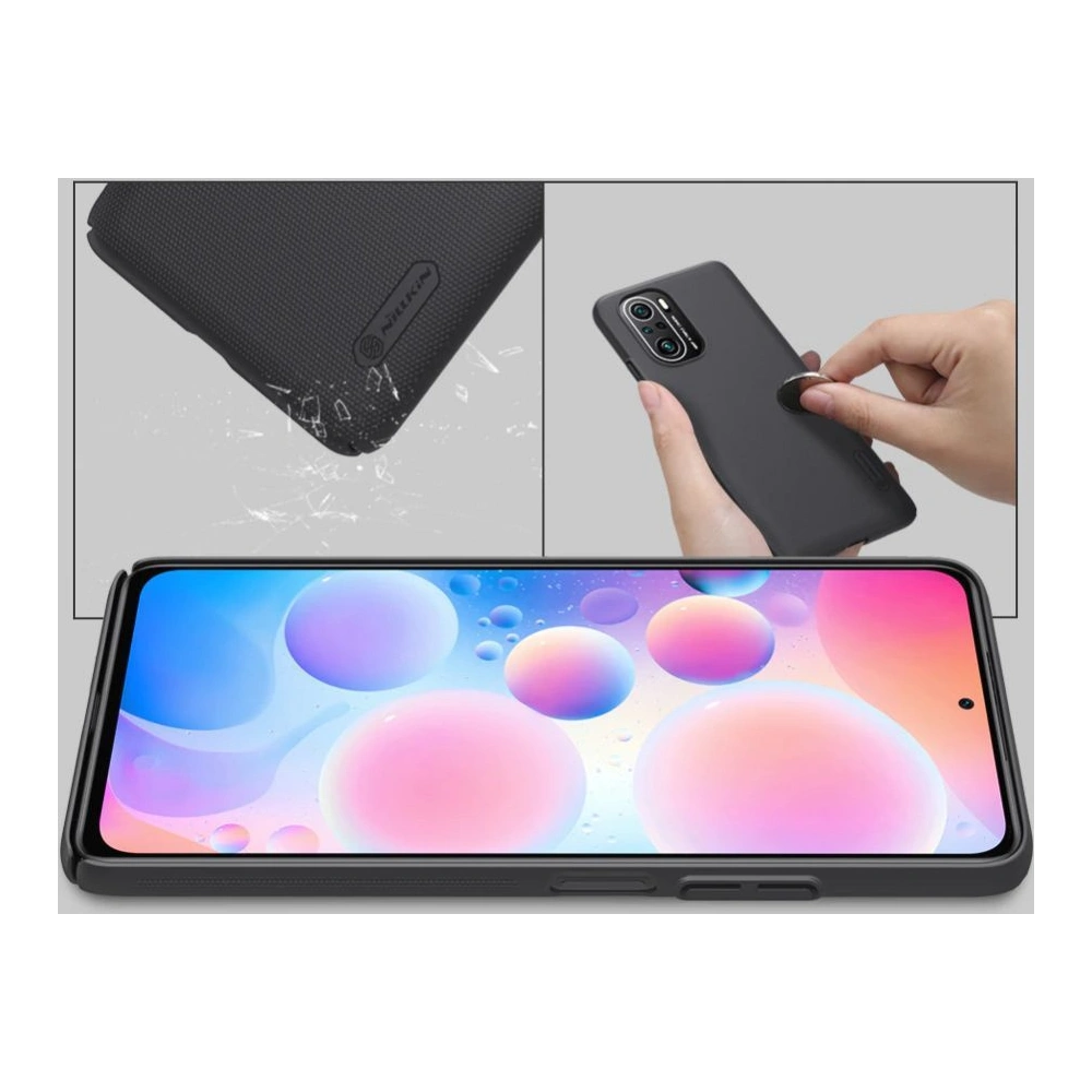 Etui Nillkin Frosted Shield Xiaomi Mi 11i/POCO F3 Black
