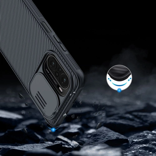 Kup Etui Nillkin CamShield Pro Xiaomi Mi 11i/POCO F3 Negru - NLK023BLK - {ean13} - Sklep Home Screen