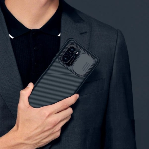 Kup Etui Nillkin CamShield Pro Xiaomi Mi 11i/POCO F3 Fekete - NLK023BLK - {ean13} - Sklep Home Screen