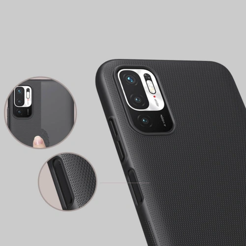 Kup Etui Nillkin Frosted Shield POCO M3 Pro 5G/Redmi Note 10 5G Negru - NLK025BLK - {ean13} - Sklep Home Screen