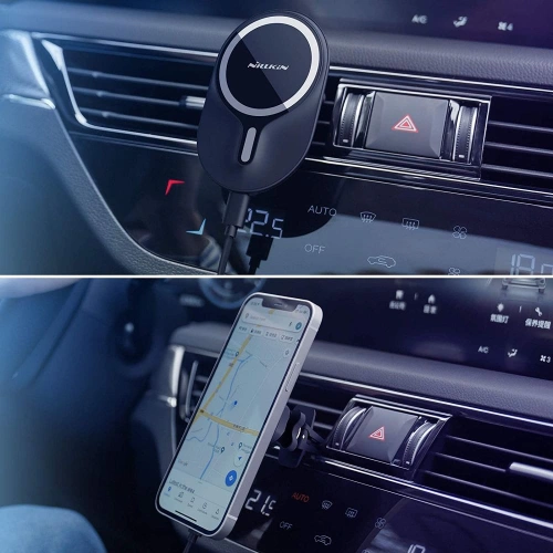 Kup Upevnění do auta Nillkin Magnetic MagSafe Vent Car Mount Black - NLK024BLK - {ean13} - Sklep Home Screen