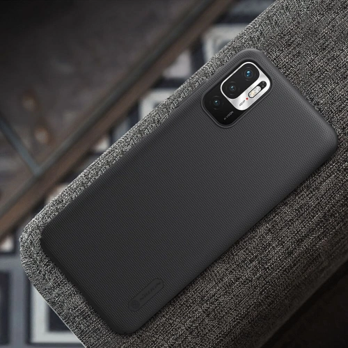 Kup Etui Nillkin Frosted Shield POCO M3 Pro 5G/Redmi Note 10 5G Negru - NLK025BLK - {ean13} - Sklep Home Screen