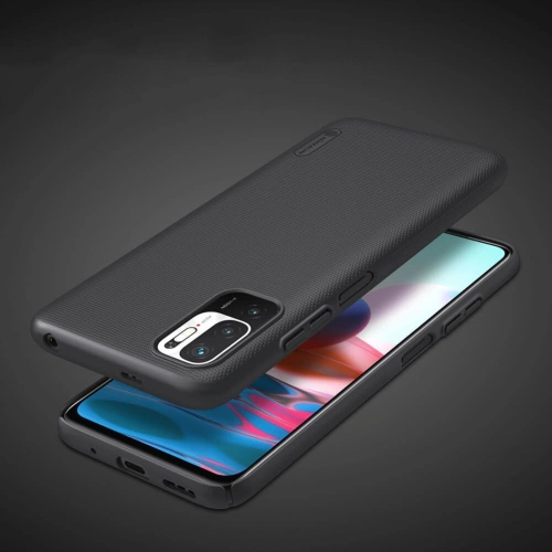 Kup Etui Nillkin Frosted Shield POCO M3 Pro 5G/Redmi Note 10 5G Negru - NLK025BLK - {ean13} - Sklep Home Screen