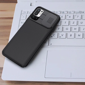 Kup Etui Nillkin CamShield POCO M3 Pro 5G/Redmi Note 10 5G Black - NLK026BLK - {ean13} - Sklep Home Screen