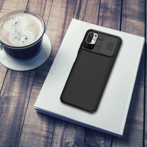 Kup Etui Nillkin CamShield POCO M3 Pro 5G/Redmi Note 10 5G Black - NLK026BLK - {ean13} - Sklep Home Screen