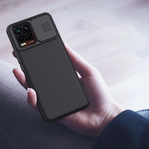 Kup Case Nillkin CamShield Realme 8/8 Pro Schwarz - NLK027BLK - {ean13} - Sklep Home Screen