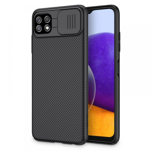 Kup Etui Nillkin CamShield Samsung Galaxy A22 5G Fekete - NLK028BLK - {ean13} - Sklep Home Screen
