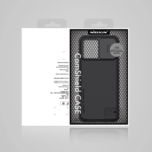 Kup Case Nillkin CamShield Realme 8/8 Pro Schwarz - NLK027BLK - {ean13} - Sklep Home Screen
