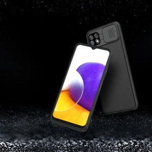 Kup Etui Nillkin CamShield Samsung Galaxy A22 5G Fekete - NLK028BLK - {ean13} - Sklep Home Screen
