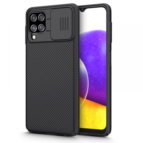Kup Case Nillkin CamShield Samsung Galaxy A22/M22 LTE Schwarz - NLK029BLK - {ean13} - Sklep Home Screen