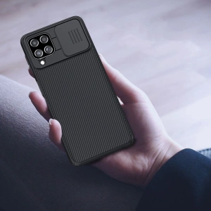 Case Nillkin CamShield Samsung Galaxy A22/M22 LTE Schwarz