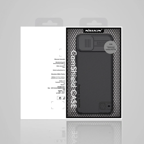 Kup Etui Nillkin CamShield Samsung Galaxy A22 5G Fekete - NLK028BLK - {ean13} - Sklep Home Screen