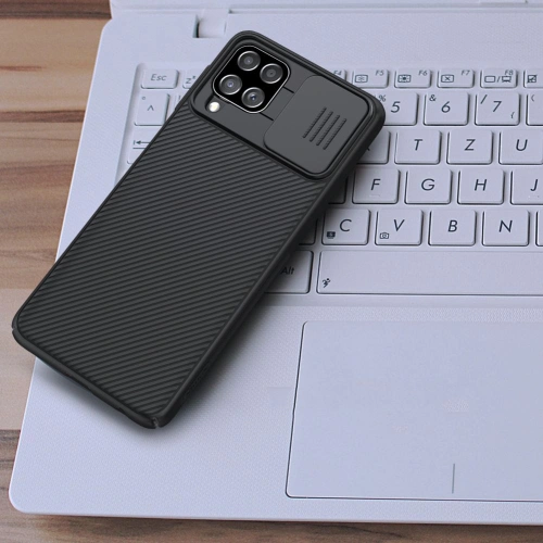 Kup Case Nillkin CamShield Samsung Galaxy A22/M22 LTE Schwarz - NLK029BLK - {ean13} - Sklep Home Screen