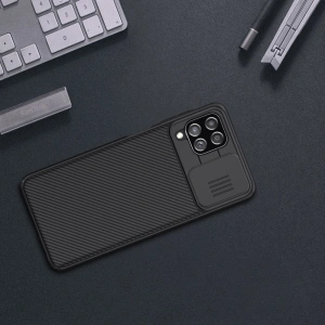 Case Nillkin CamShield Samsung Galaxy A22/M22 LTE Schwarz