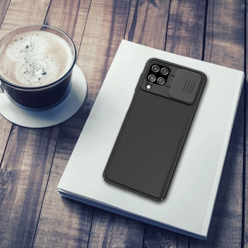 Kup Etui Nillkin CamShield Samsung Galaxy A22/M22 LTE Negru - NLK029BLK - {ean13} - Sklep Home Screen