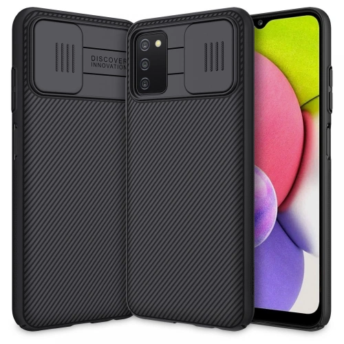 Kup Etui Nillkin CamShield Samsung Galaxy A03s Negru - NLK031BLK - {ean13} - Sklep Home Screen