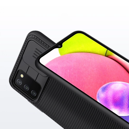Kup Etui Nillkin CamShield Samsung Galaxy A03s Negru - NLK031BLK - {ean13} - Sklep Home Screen