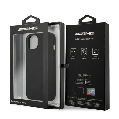 Kup Case Mercedes AMG AMHCP13MDOLBK Apple iPhone 13 schwarz/black Hardcase Leder heißgeprägt - MRS032BLK - {ean13} - Sklep Home Screen