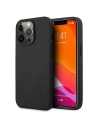 Case Mercedes AMG AMHCP13XDOLBK Apple iPhone 13 Pro Max schwarz/black Hardcase Leder heißgeprägt