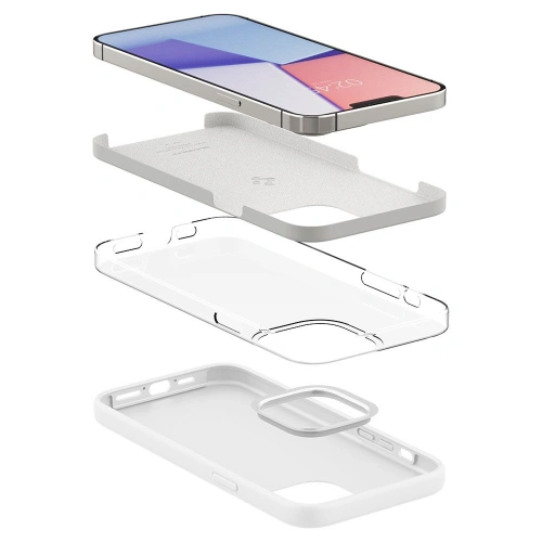 Kup Etui Spigen Silicone Fit Apple iPhone 13 Pro Max Alb - SPN1911WHT - {ean13} - Sklep Home Screen