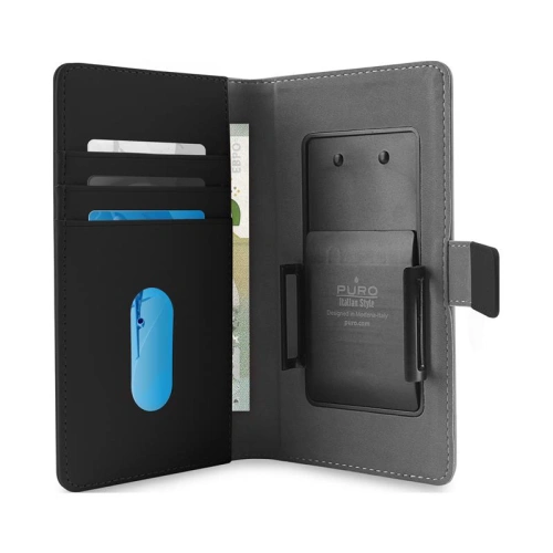 Kup Case PURO Universal Smart Wallet XXL (schwarz) - PUR503BLK - {ean13} - Sklep Home Screen