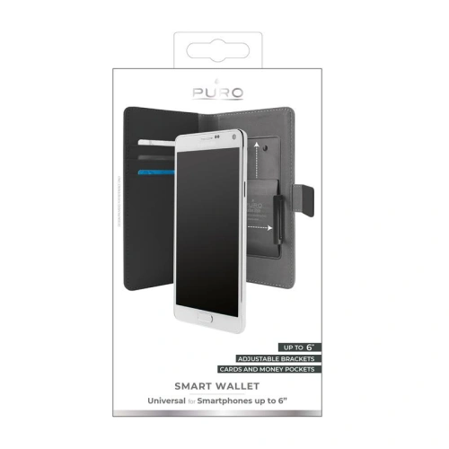 Kup Etui PURO Universal Smart Wallet XXL (czarny) - PUR503BLK - {ean13} - Sklep Home Screen