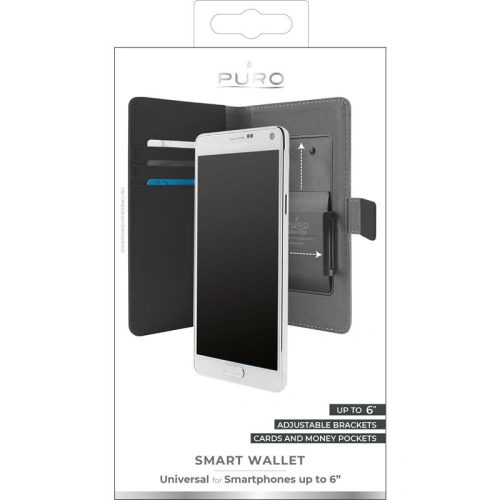Buy PURO Universal Smart Wallet XXL (black) - PUR503BLK - {ean13} - Home Screen Store Europe