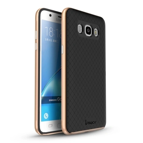Etui iPaky Premium Hybrid Samsung Galaxy J5 2016 Silver + Szkło