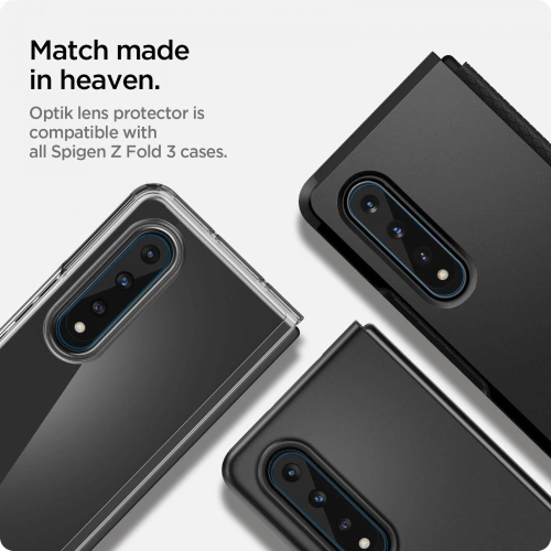 Kup Sticlă securizată pentru aparat Spigen Optik Camera Lens Samsung Galaxy Fold 3 Negru [2 PACK] - SPN1915BLK - {ean13} - Sklep Home Screen