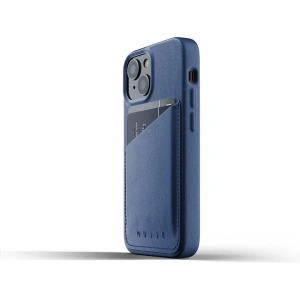 Kup Etui Mujjo Full Leather Wallet Case Apple iPhone 13 mini (niebieskie) - MUJ079BLU - {ean13} - Sklep Home Screen