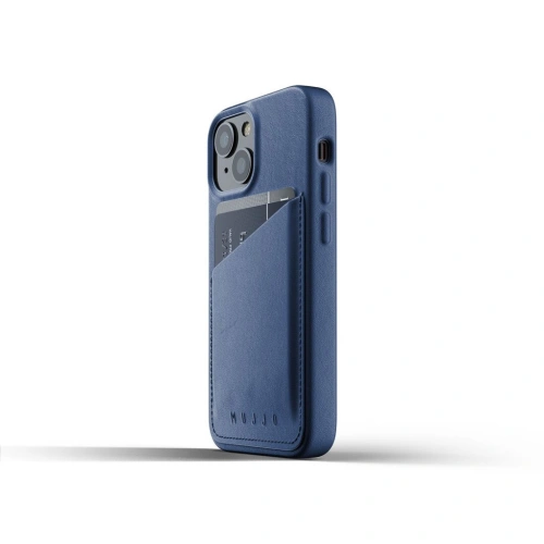 Kup Etui Mujjo Full Leather Wallet Case Apple iPhone 13 mini (niebieskie) - MUJ079BLU - {ean13} - Sklep Home Screen