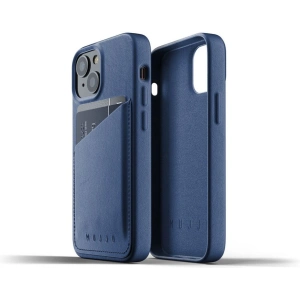 Kup Etui Mujjo Full Leather Wallet Case Apple iPhone 13 mini (niebieskie) - MUJ079BLU - {ean13} - Sklep Home Screen